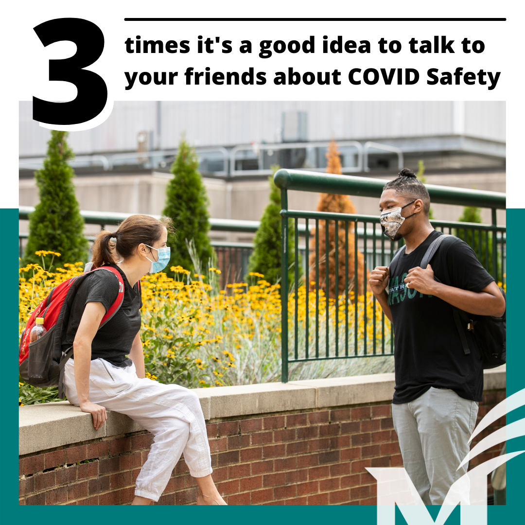 Email Campaign Example - 3 times its a good idea to talk to friends about covid safety